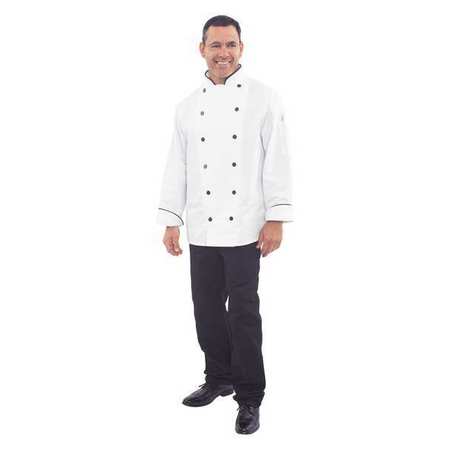 Chef Coat,white Bp,c1 L/s,2x (1 Units In