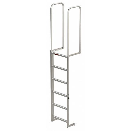Dock Ladder,aluminum,height 9 Ft. (1 Uni