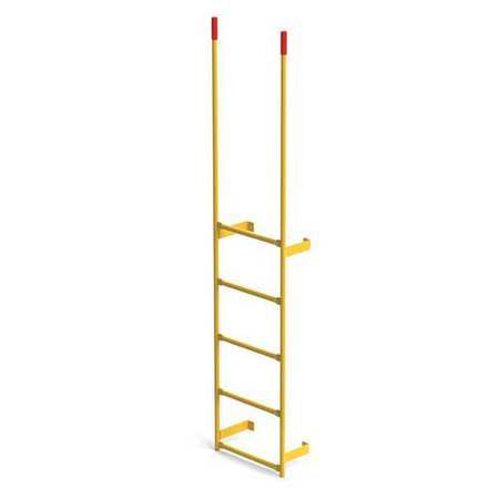 Dock Ladder,wall Mount,steel,7 Ft.,8" (1