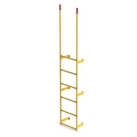 Dock Ladder,wall Mount,steel,8 Ft.,8" (1