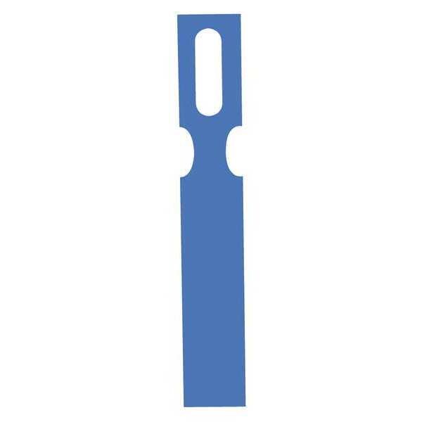 Keyholetag,metldet,1-3/4x11",blue,pk1000