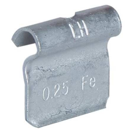 Coated Zinc Clip-on Weight,.25 Oz.pk25 (