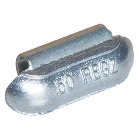 Zinc Clip-on Weight,.50 Oz.pk25 (2 Units