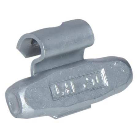 Coated Zinc Clip-on Weight,.50 Oz.pk25 (