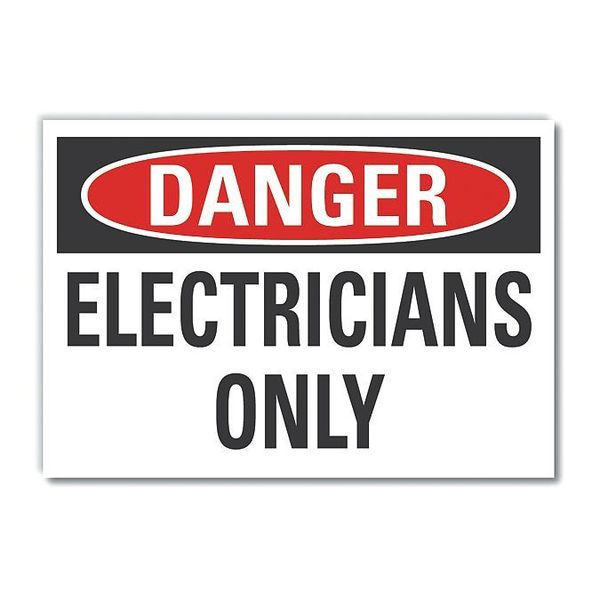 Decal Danger Electricians Only, 10