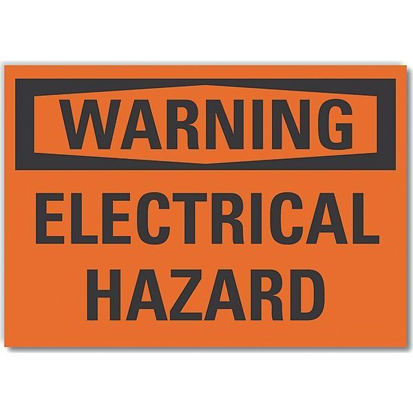 Decal, Warning Electrical Hazard, 14 x 10