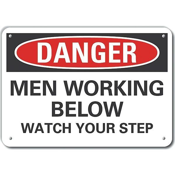 Alum Danger Men Working Below, 10