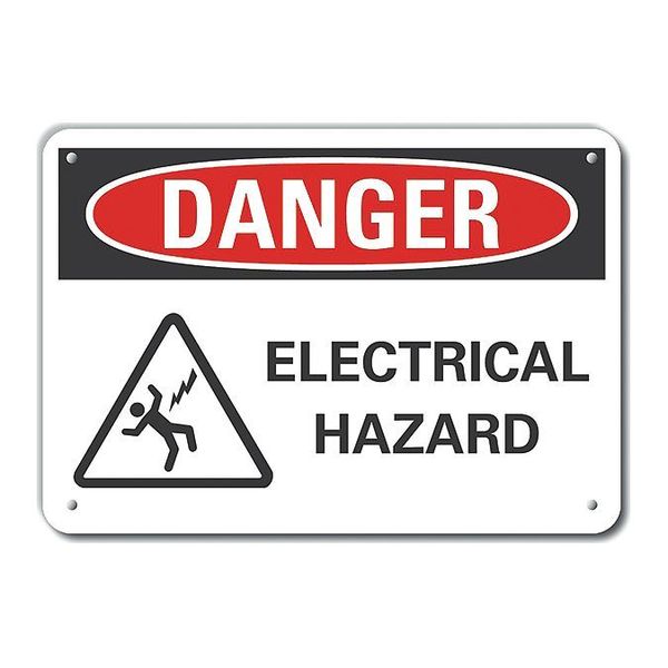 Alum Danger Electrical Hazard, 14