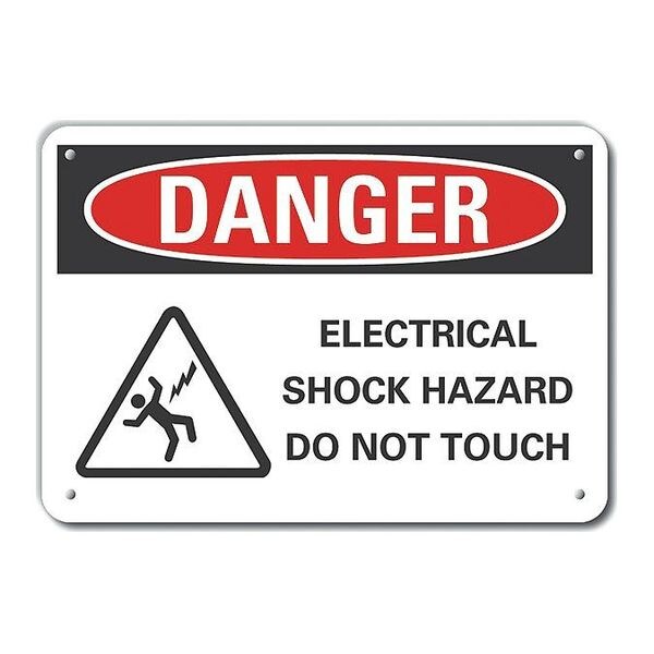 Decal, Danger Electrical Shock, 14x10