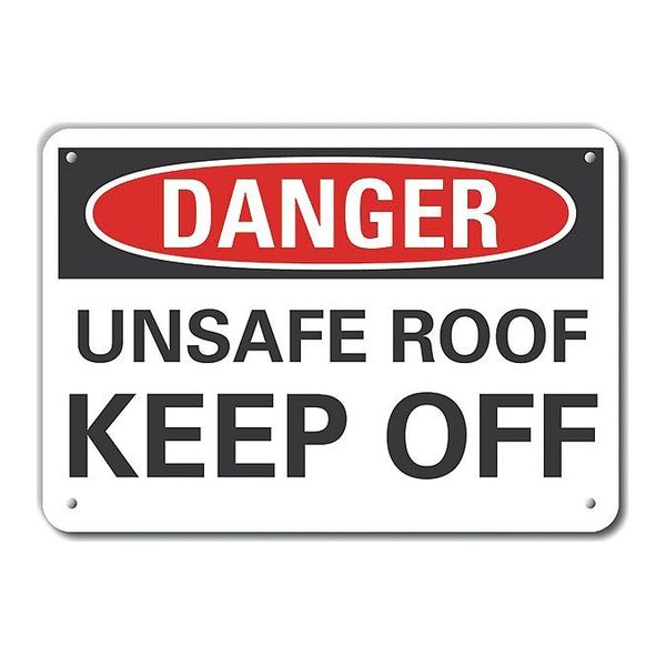 Alum Danger Unsafe Roof Keep, 14