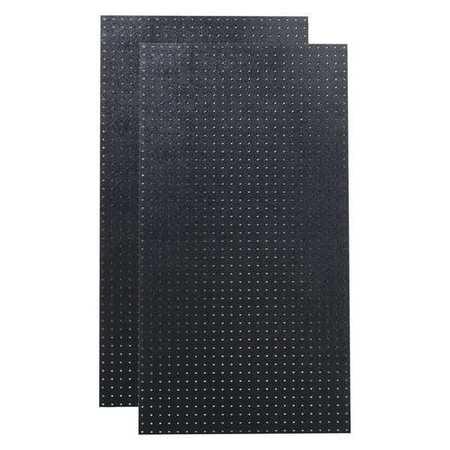 Duraboard Pegboards,two,24x48x3/16",blk
