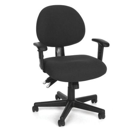 Computer Task Chair 24/7 W/ Arms,blk (1