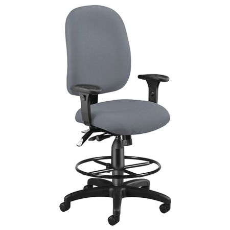 Super Task Computer Chair W/dk,gray (1 U