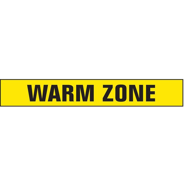 Barricade Tape W/reel,warm Zone,1000 Ft