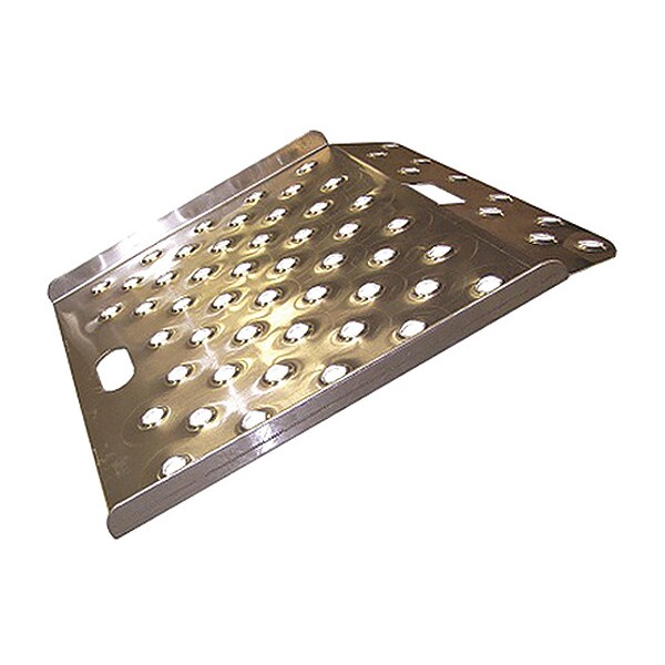 Curb Ramp, Aluminum, 27 In. W, 36 In. L