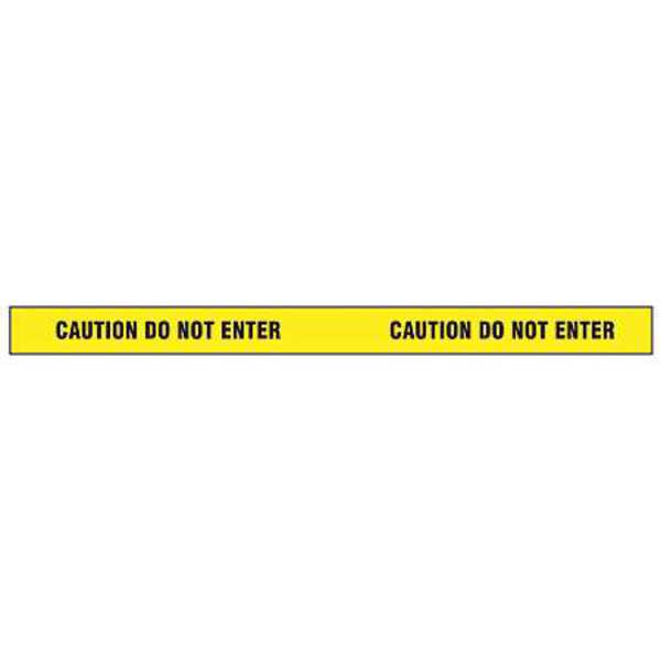 Barricade Tape, Yellow/Black, 180ft x 2 In