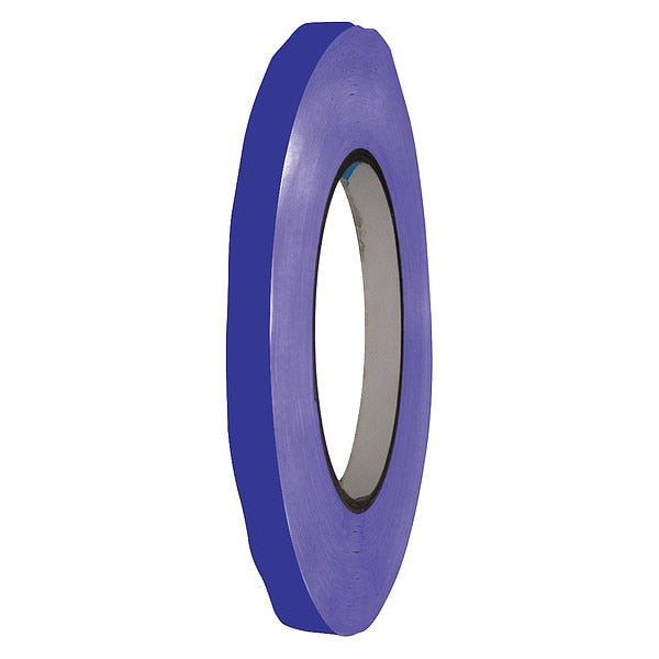 Bag Sealing Tape, PVC, Blue, 3/8In x 180 Yd