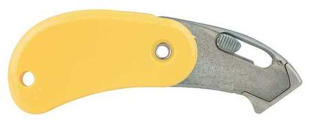 Folding Safety Cutter,4 In.,yellow,pk12