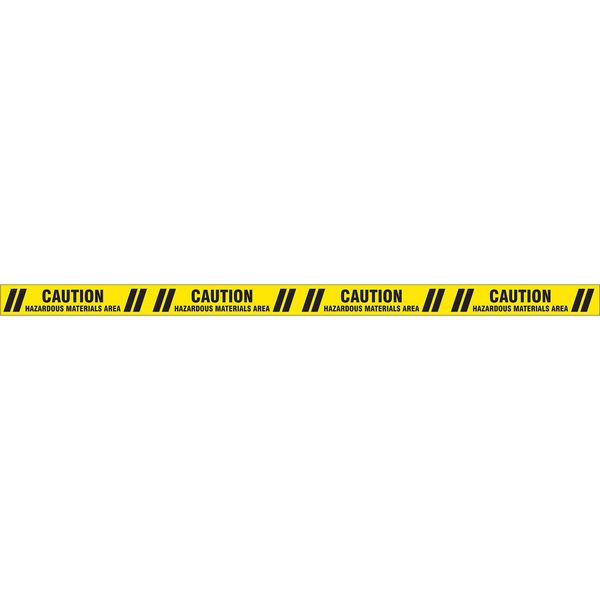 Hazard Warning Tape, Roll, 3In W, 60 ft. L