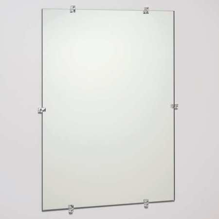 Frameless Mirror,glass,24x30x1/4 In (1 U