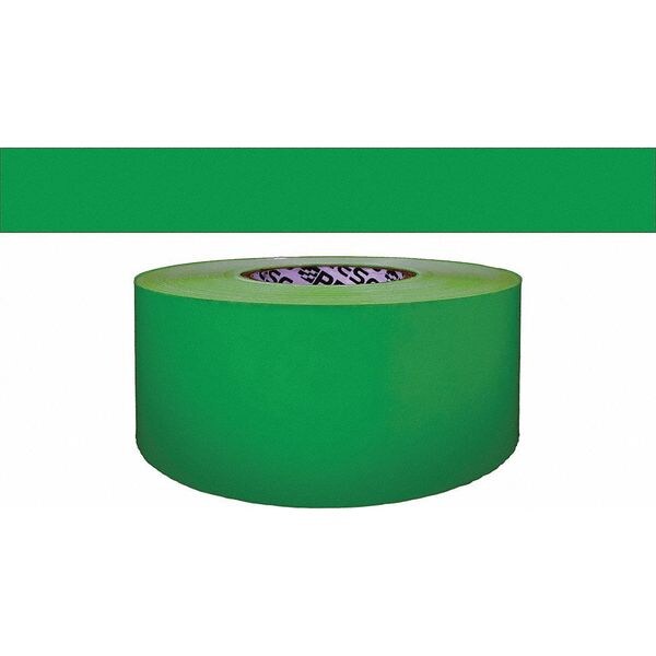 Barricade Tape, Green, 200 ft x 3 In