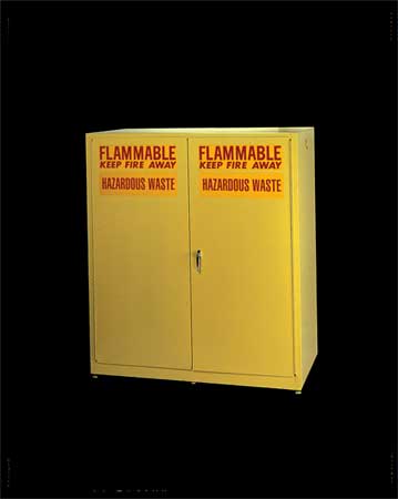 Flammable Cabinet,vertical,110 Gal.,ylw