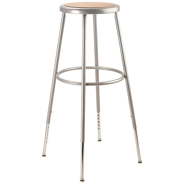 Round Stool,no Backrest,31 In. To 39 In.