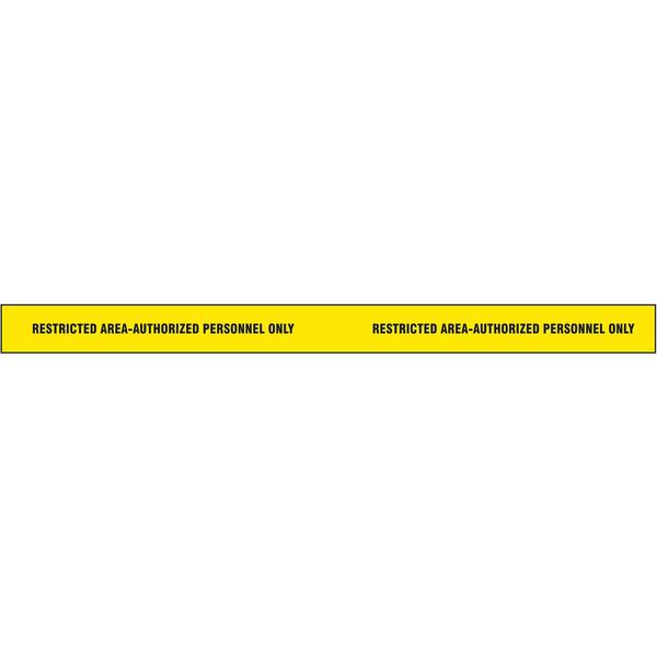 Barricade Tape, Yellow/Black, 180ft x 2 In