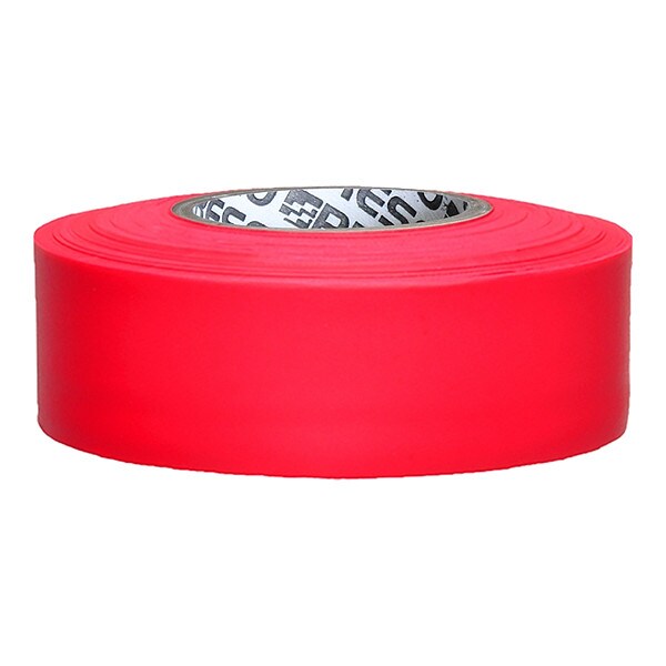 Arctic Flagging Tape,red Glo,150 Ft (1 U