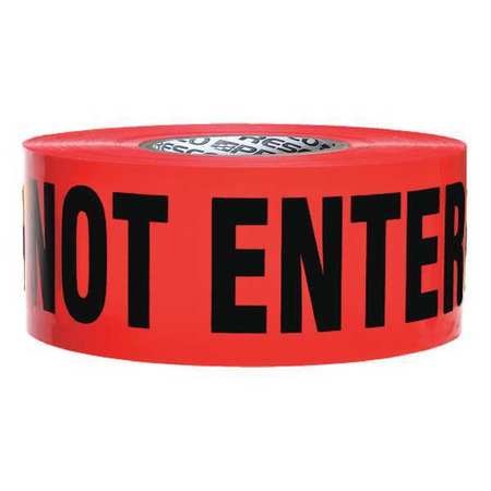 Barricade Tape,red/black,1000 Ft X 3 In