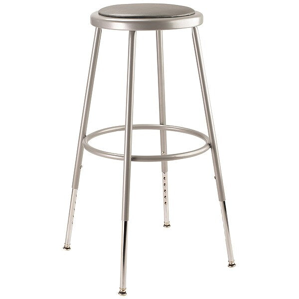 Round Stool,no Backrest,25 To 33 In. (1