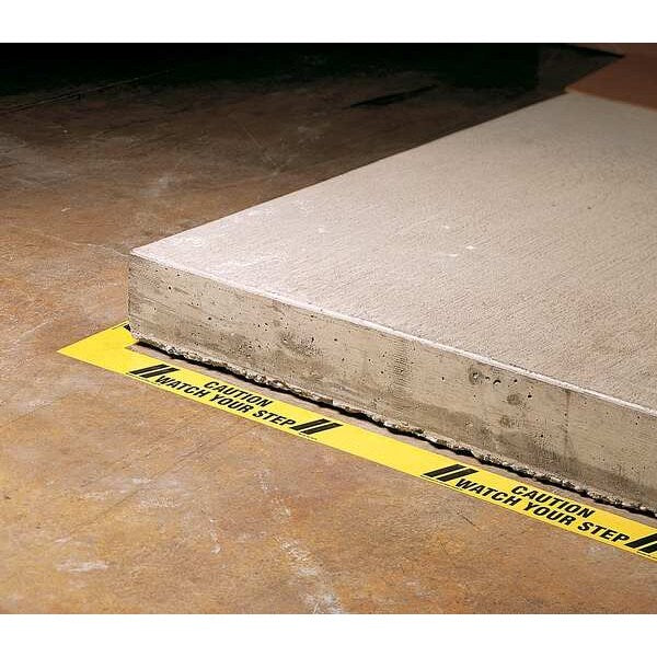 Safety Warning Tape, Roll, 3In W, 60 ft. L