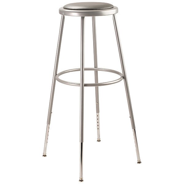 Round Stool,no Backrest,31 In. To 39 In.