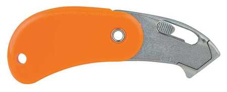 Folding Safety Cutter,4 In.,orange,pk12