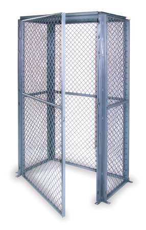 Secured Shelving Enclosure,45 In X 72 In