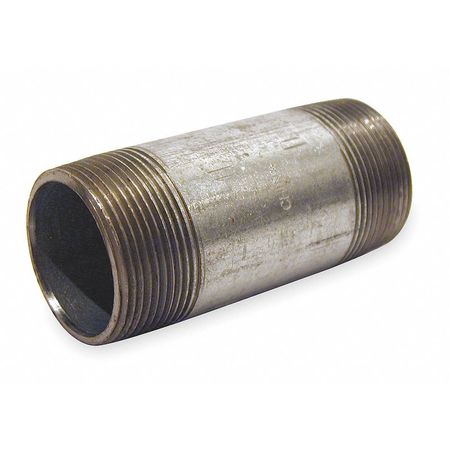 1" MNPT x 5-1/2" TBE Galvanized Steel Pipe Nipple Sch 40