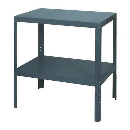 Adj. Work Table,steel,36" W,24" D (1 Uni