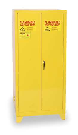 Flammable Safety Cabinet,60 Gal.,yellow