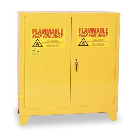 Flammable Safety Cabinet,30 Gal.,yellow