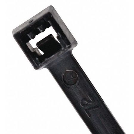 Cable Tie,standard,7.9",uv Black,pk100 (