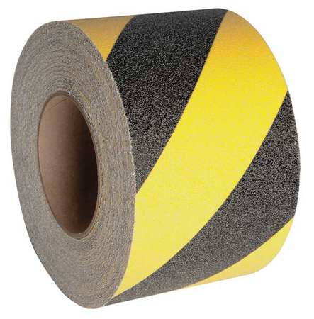 Anti-slip Tape,black/yellow,3" W,60 Grit