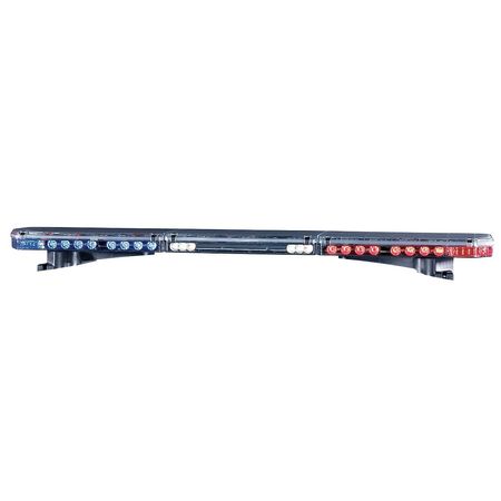 Low Profile Light Bar,52" L,blue, Red (1