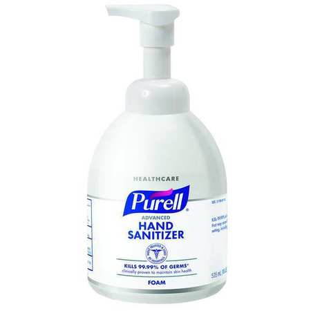 Hand Sanitizer,bottle,foam,pk4 (1 Units