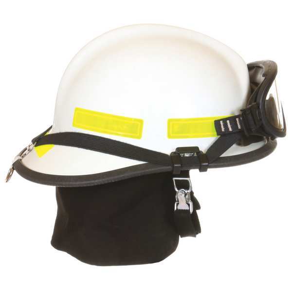 Fire Helmet, Modern, White