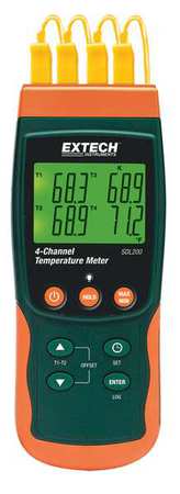 Thermocouple Thermometer,4 Input (1 Unit