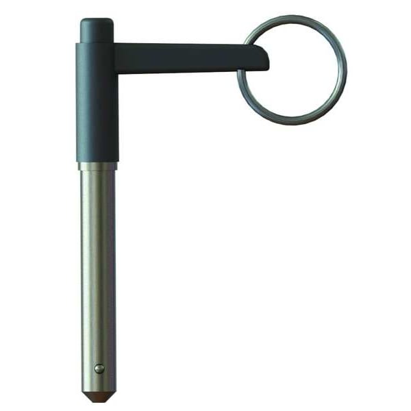 Ball Lock Pin L Hndle,1/2 X 2.0 Grip,ss