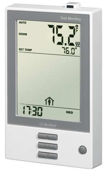Programmable Floor Thermostat, 41 to 104F