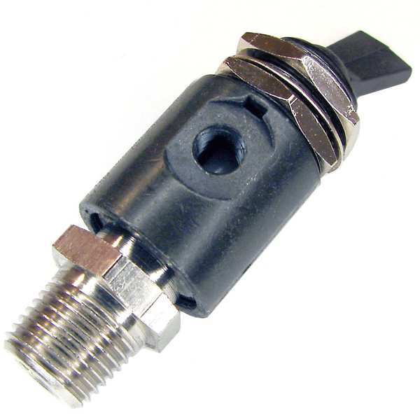 Toggle Valve, NC, 1/8 In, NPT, 2.16 In L