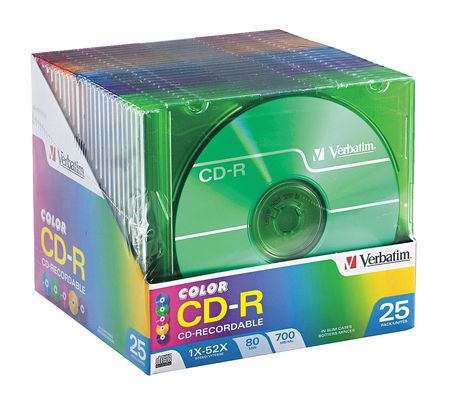 Cd-r Disc,700 Mb,80 Min,52x,pk25 (1 Unit