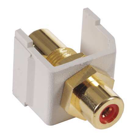 F/f Coupler,rca Pt,red (1 Units In Ea)